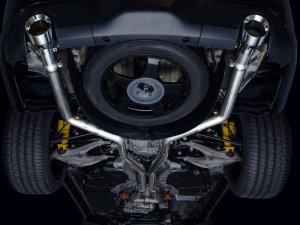 Dodge Durango SRT Performance Exhaust - AWE Tuning - Cat Back Track Edition - Chrome Silver - `18-`23